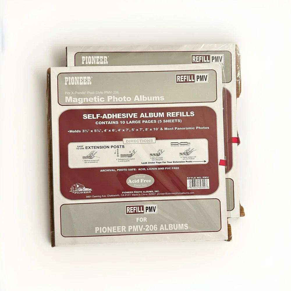 Pioneer Magnetic Photo Album Refill For X-Pando®‎ Post Style PMV-206 Album